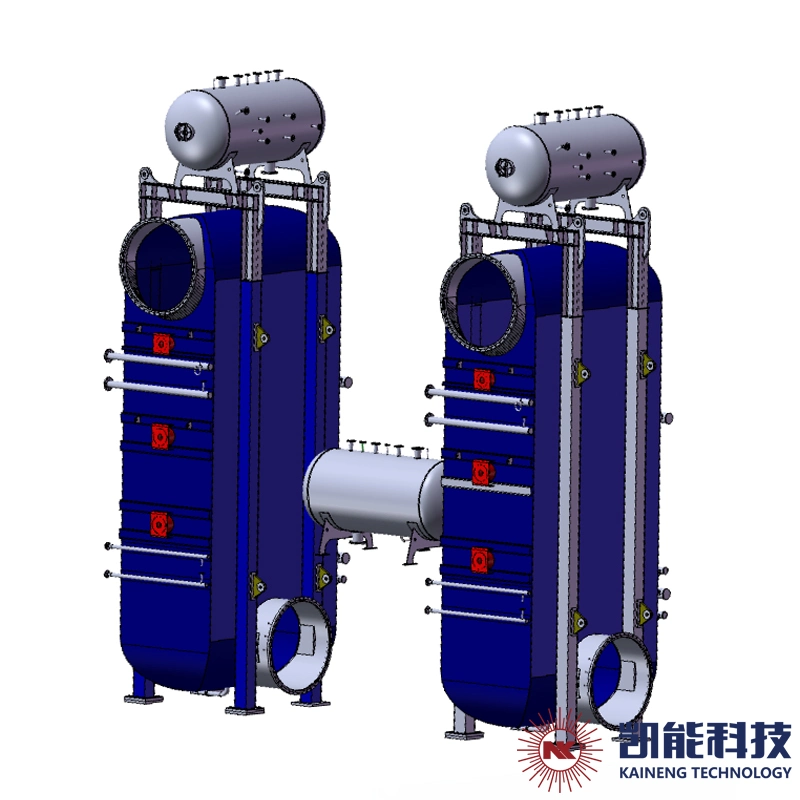 Hfo Generator Set Waste Heat Steam Generator Exhaust Gas Boiler for Wartsila/Man/ Engines