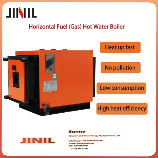 Caldera de vapor de gas y combustible dual horizontal/caldera de agua caliente especialmente para industrias alimentarias